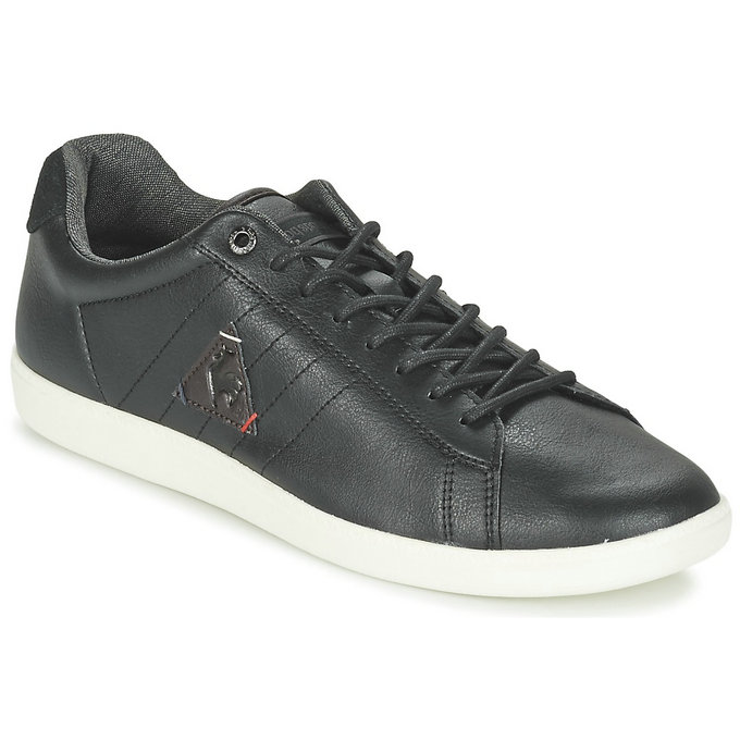 Le Coq Sportif Courtcraft S Lea/2 Tones Noir Chaussures Baskets Basses Homme